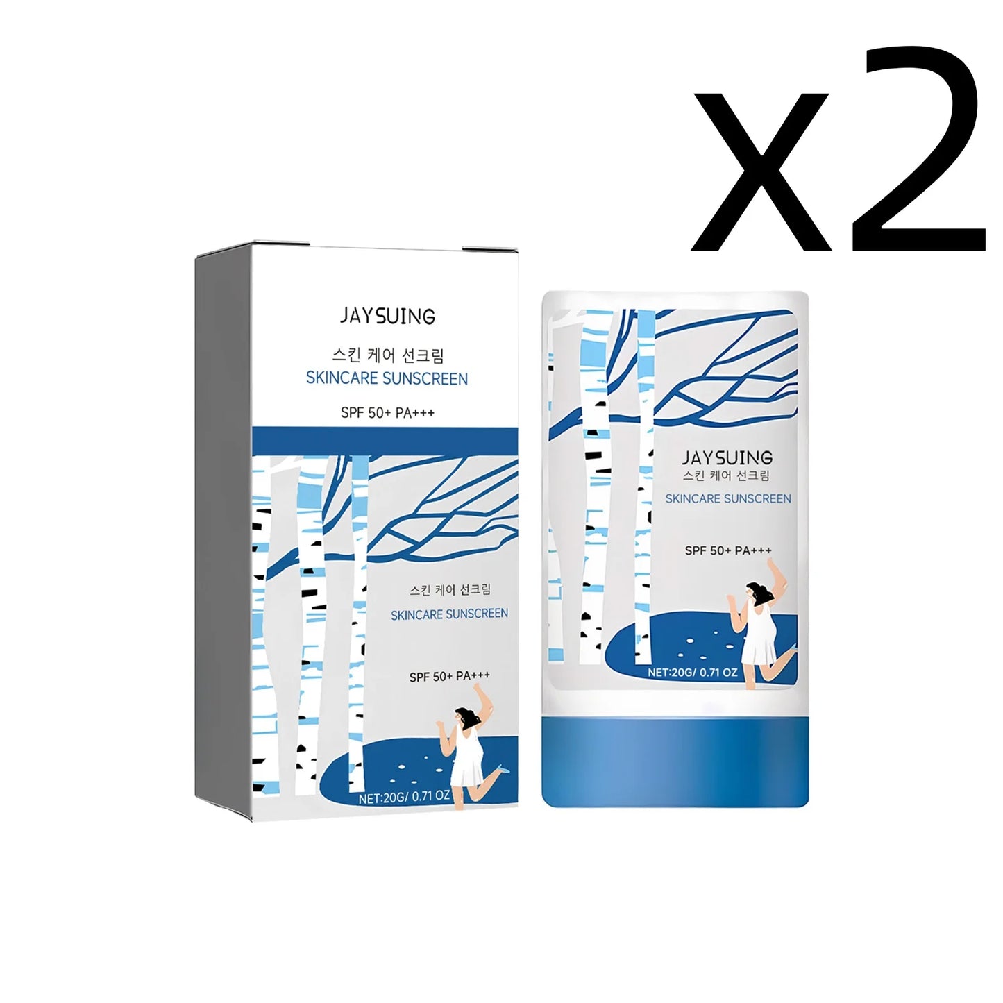 UV Sunscreen Stick Spf50 Lasting Waterproof Moisturize Layer Oil Control Repair Sunburn Antioxidant Skin Sun Protection Cream