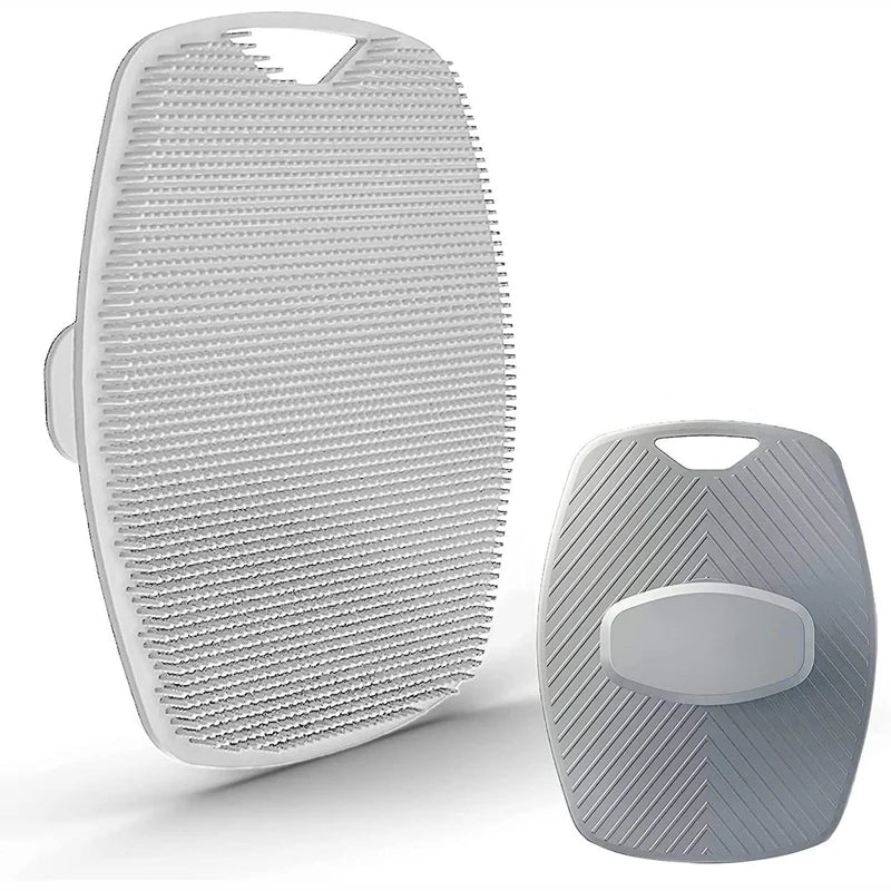 Silicone Body Scrubber – Exfoliating Bath & Shower Brush for Face & Body, Wet & Dry Use