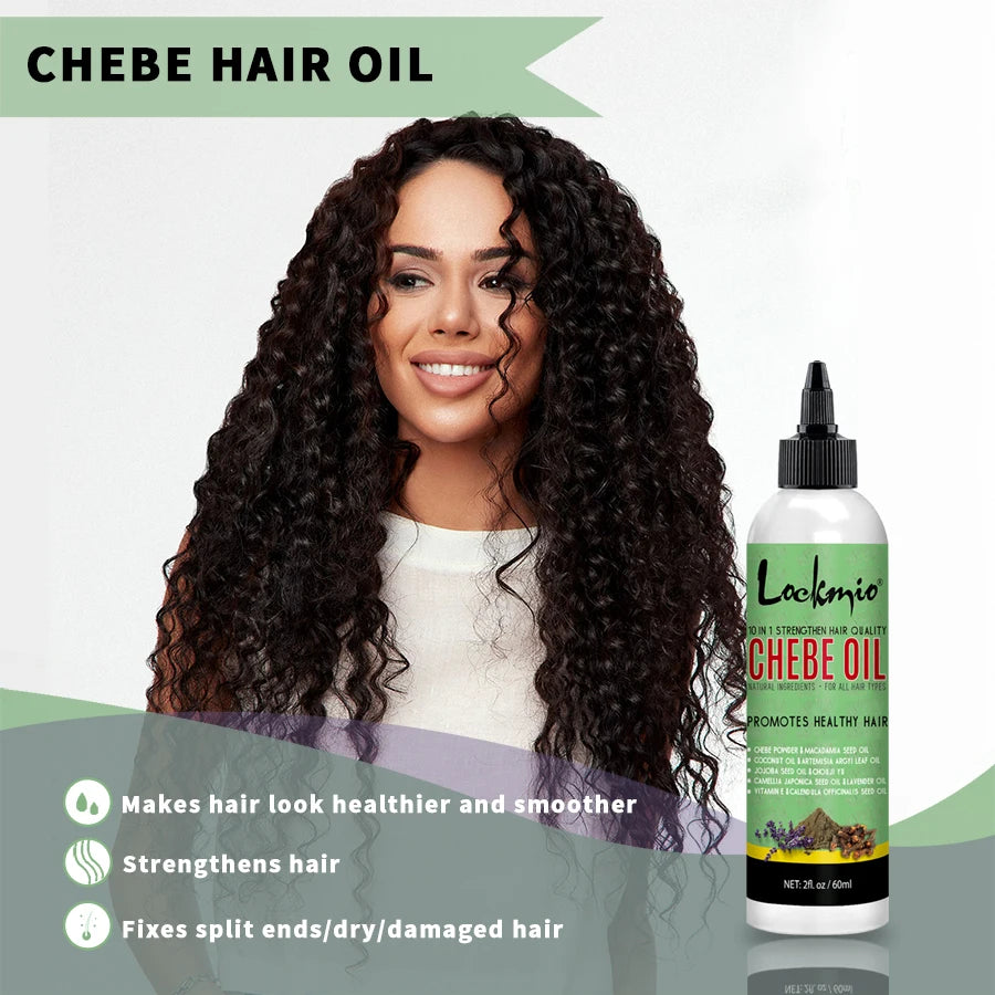 Heat Protection Spray – Rosemary & Chebe Oils, Anti-Frizz Moisturizing Hair Conditioner