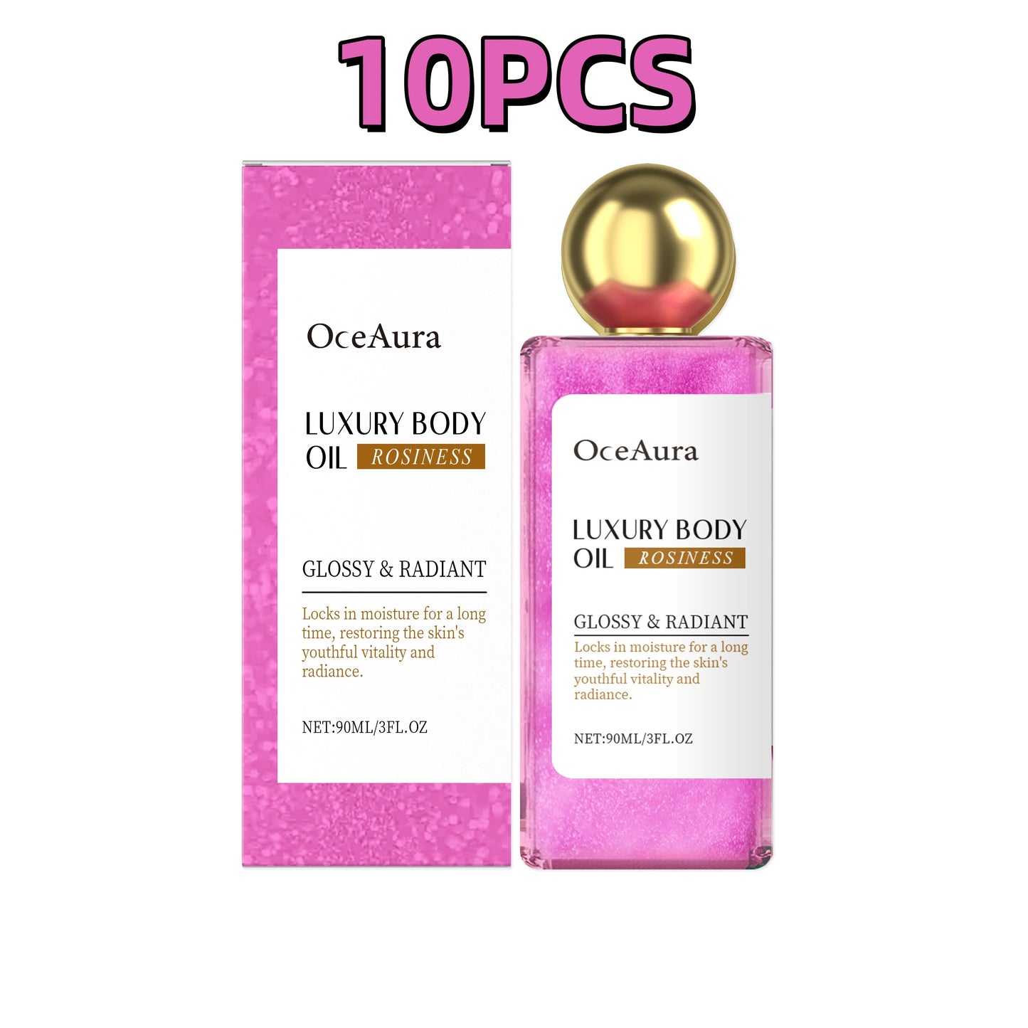 Shimmer Body Oil – Full-Body Highlight, Brightening & Deep Moisture Nourishing Oil