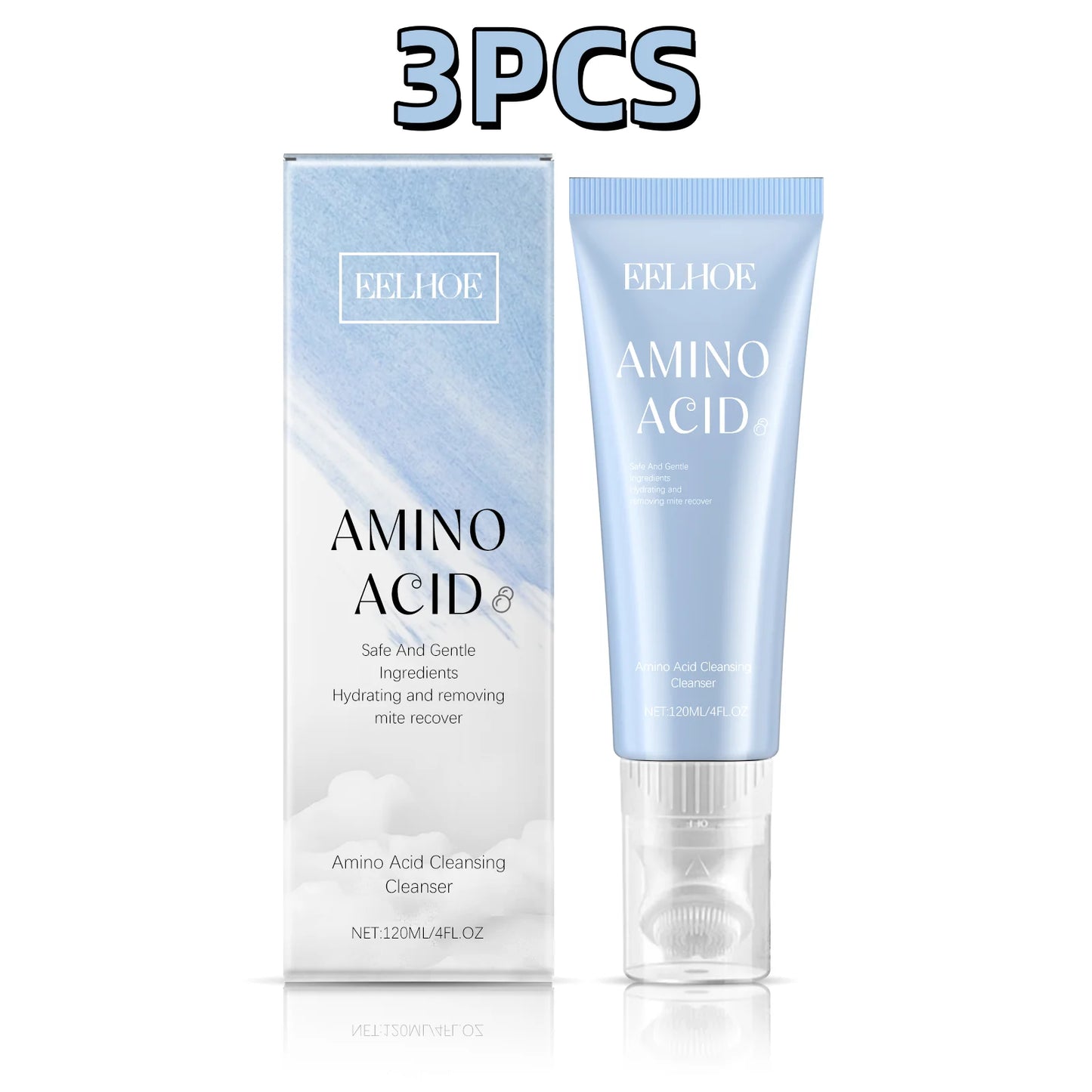 Amino Acid Facial Cleanser Clean Pores Remove Blackhead Balance Oil Refreshing Facial Gentle Sooth Nourish Moisturize Mildy Wash