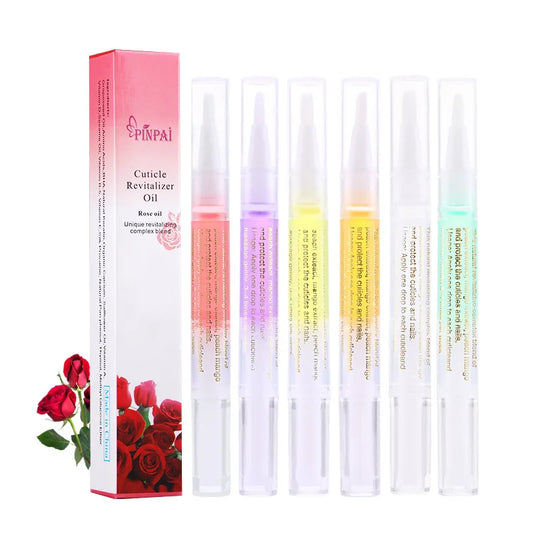 15 Scents Nail Nutrition Oil Pen – Cuticle Revitalizer & Nail Treatment for Healthy Nails