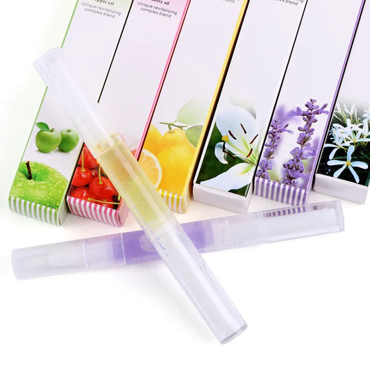 15 Scents Nail Nutrition Oil Pen – Cuticle Revitalizer & Nail Treatment for Healthy Nails