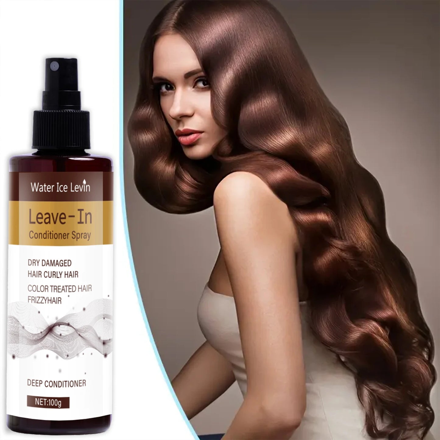 Keratin & Argan Oil Leave-In Conditioner – Deep Hydration for Curly, Color-Treated Hair