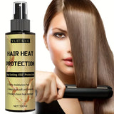 Hair Heat Protection Spray – Long-Lasting Shield Up to 450°F, Soft & Smooth Finish