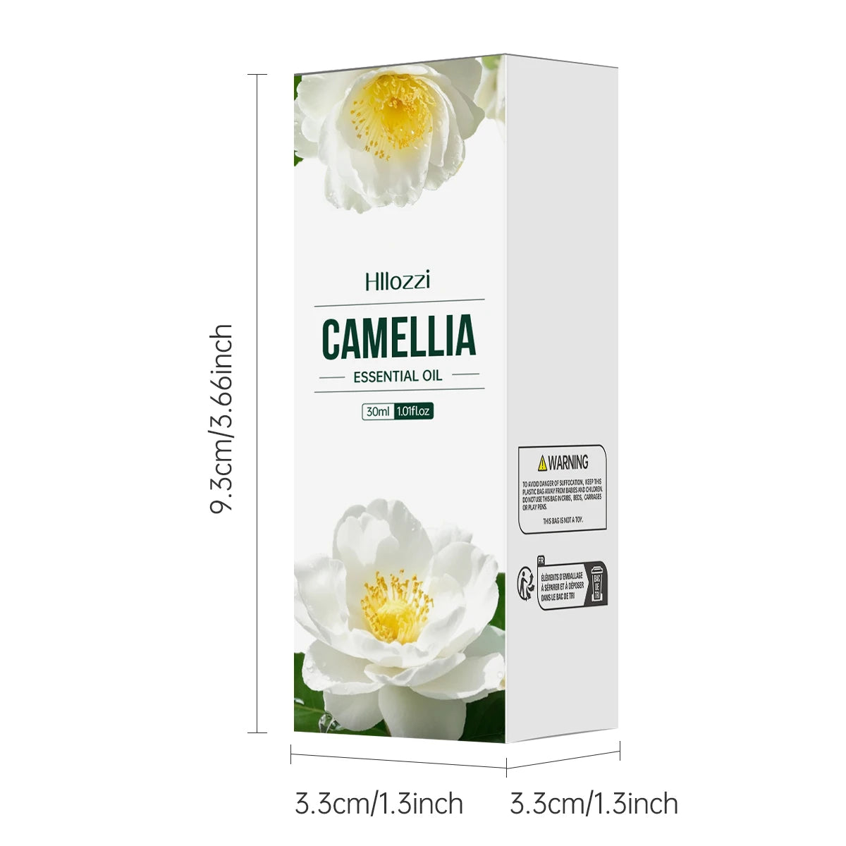Pure Camellia Essential Oil – Natural Moisturizer for Face & Hair, Hydrating & Non-Greasy