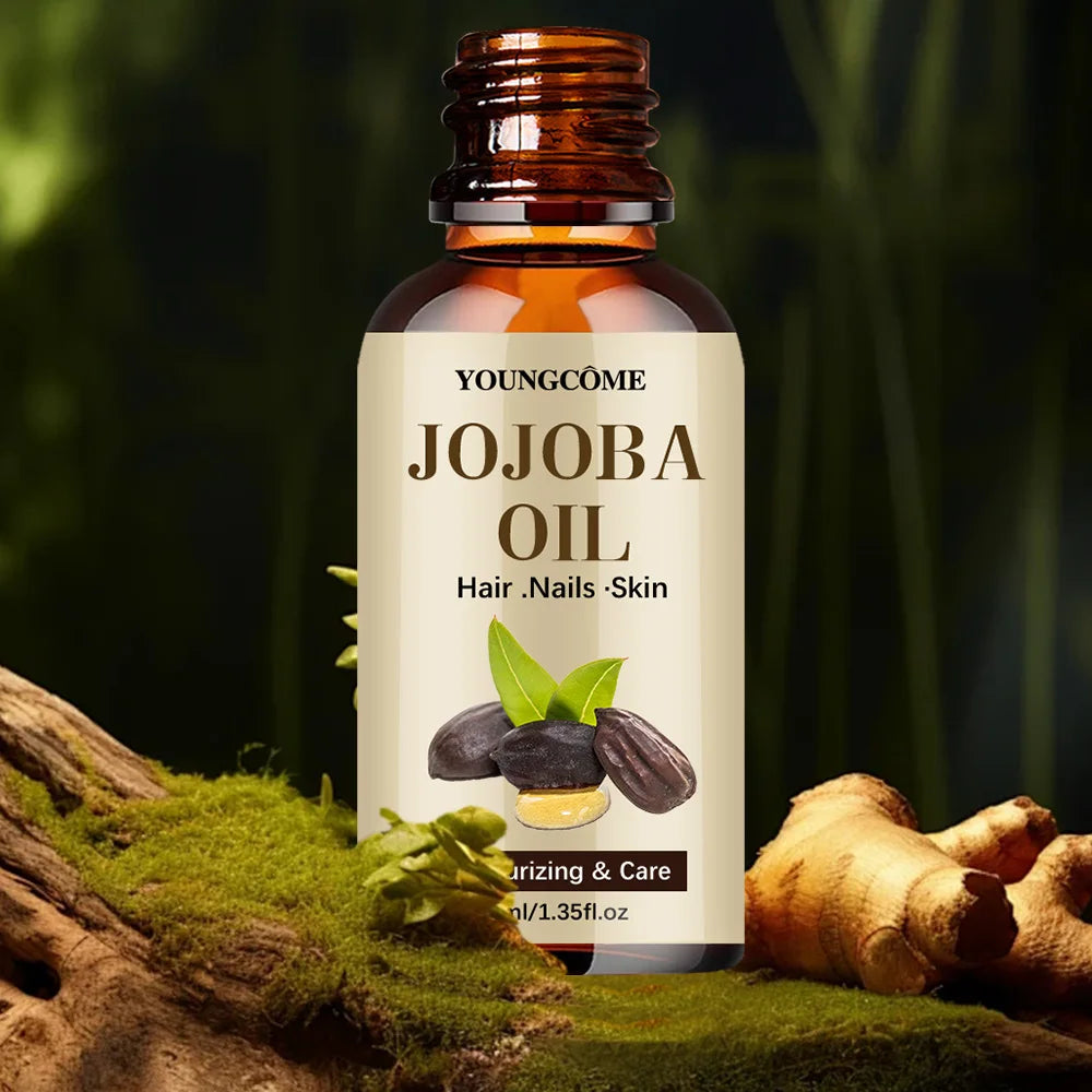Natural Jojoba Oil – Anti-Aging, Firming & Moisturizing Face, Hair & Body Care Oil