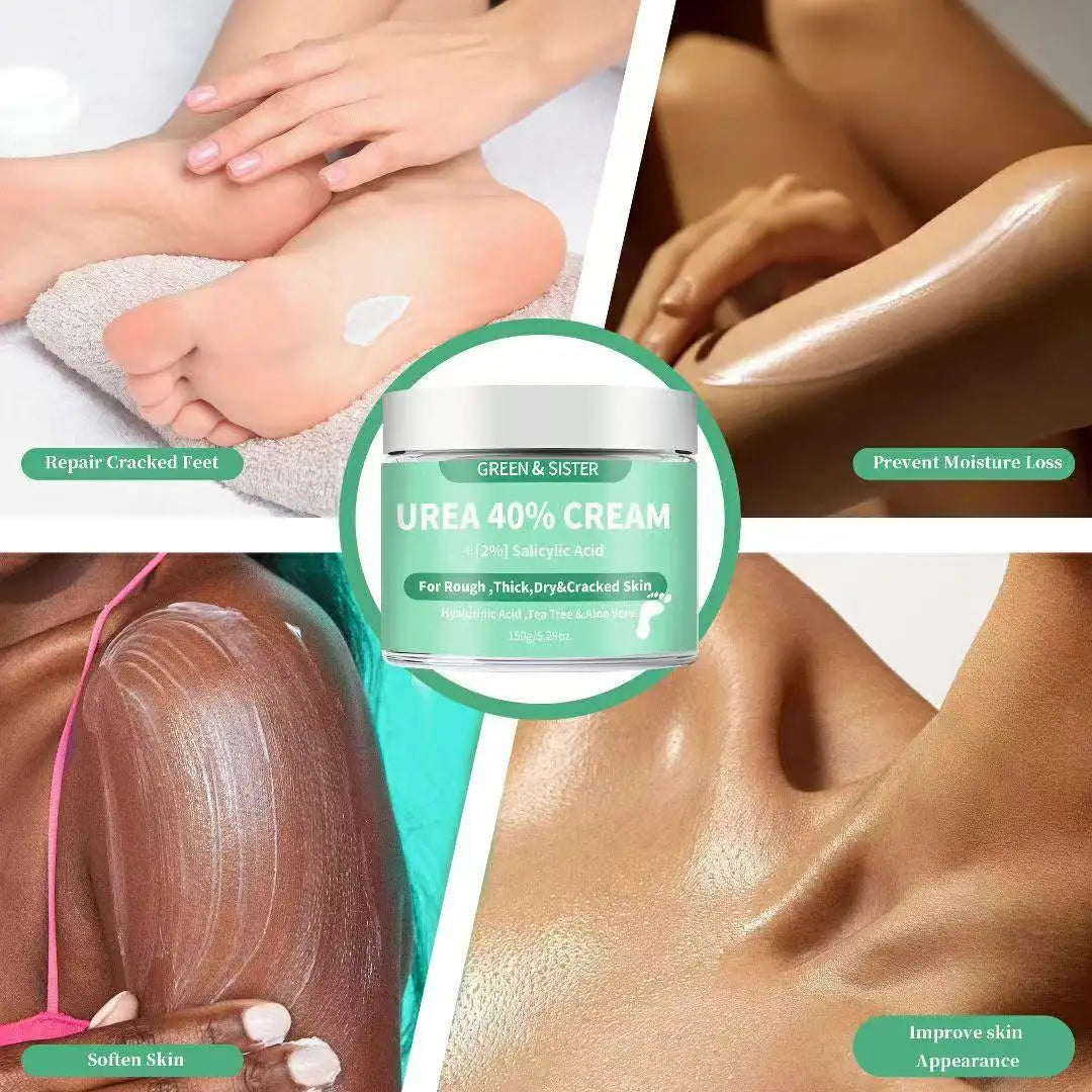 Heel Dead Skin Removal Cream 150g – 2% Salicylic Acid & 40% Urea for Rough Skin