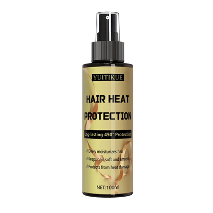 Hair Heat Protection Spray – Long-Lasting Shield Up to 450°F, Soft & Smooth Finish