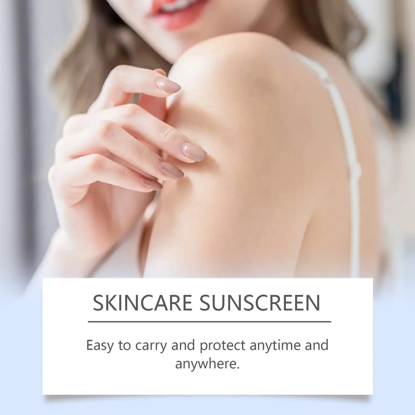 UV Sunscreen Stick Spf50 Lasting Waterproof Moisturize Layer Oil Control Repair Sunburn Antioxidant Skin Sun Protection Cream