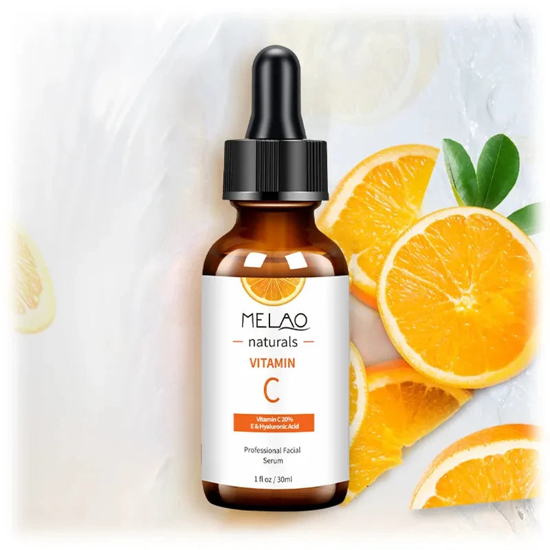 MELAO Vitamin C Serum with 20% Hyaluronic Acid & Vitamin E Anti Aging Anti Wrinkle Brightening Dark Spot Face Essence