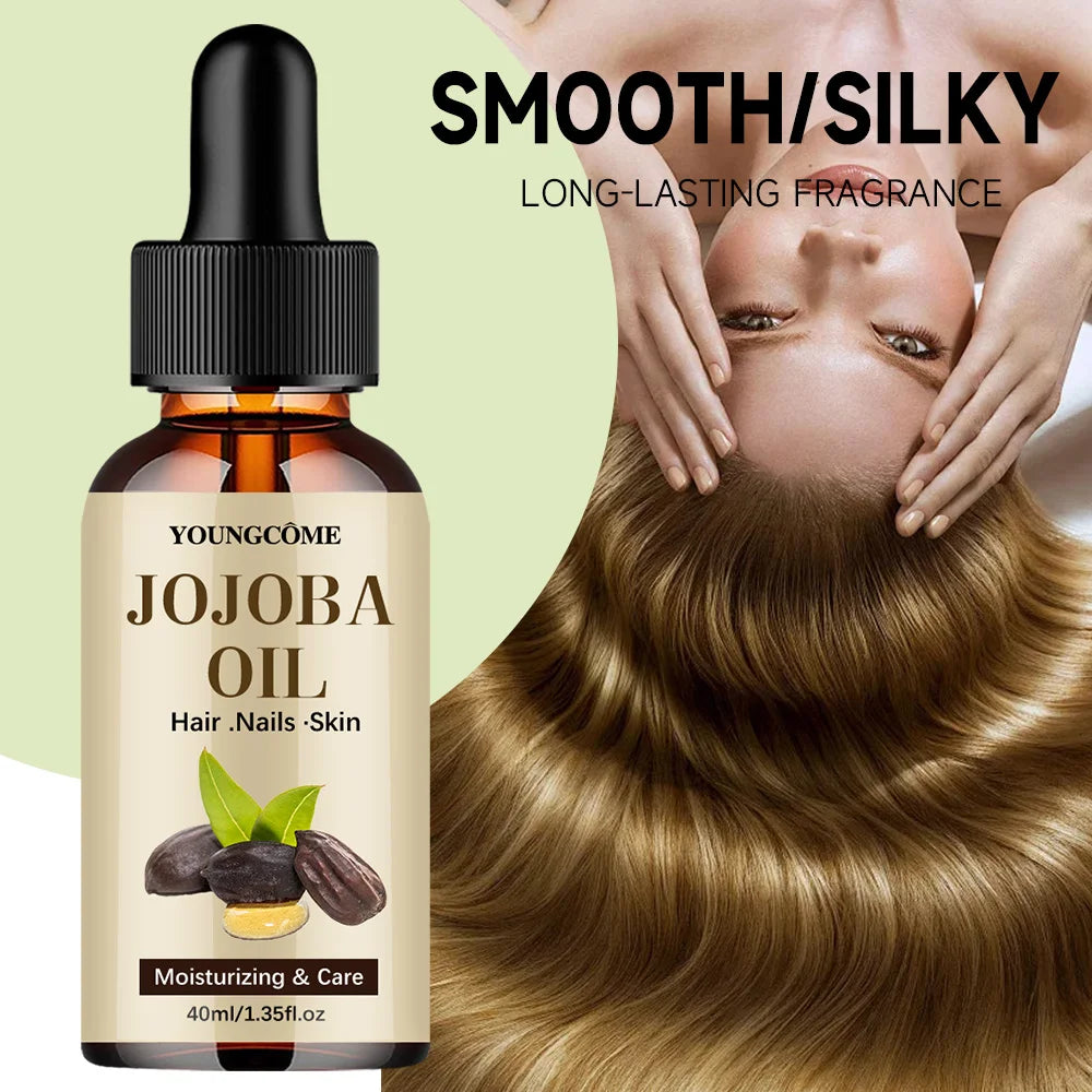 Natural Jojoba Oil – Anti-Aging, Firming & Moisturizing Face, Hair & Body Care Oil