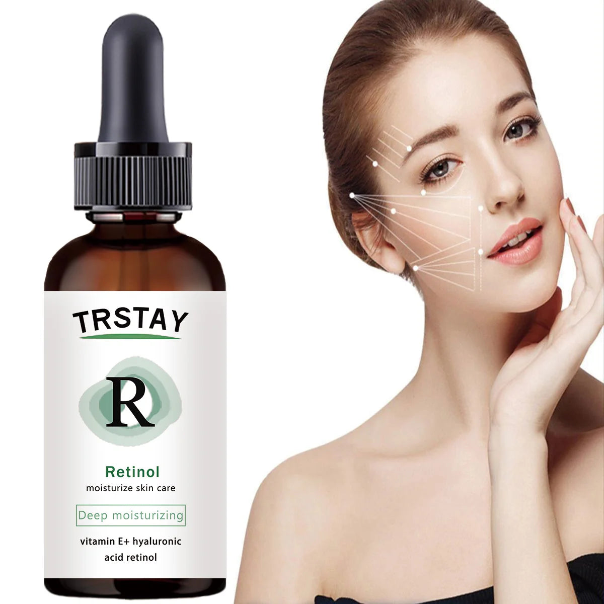 Retinol & Squalane Oil 2.5% – Skin Brightening, Moisturizing & Tightening Treatment