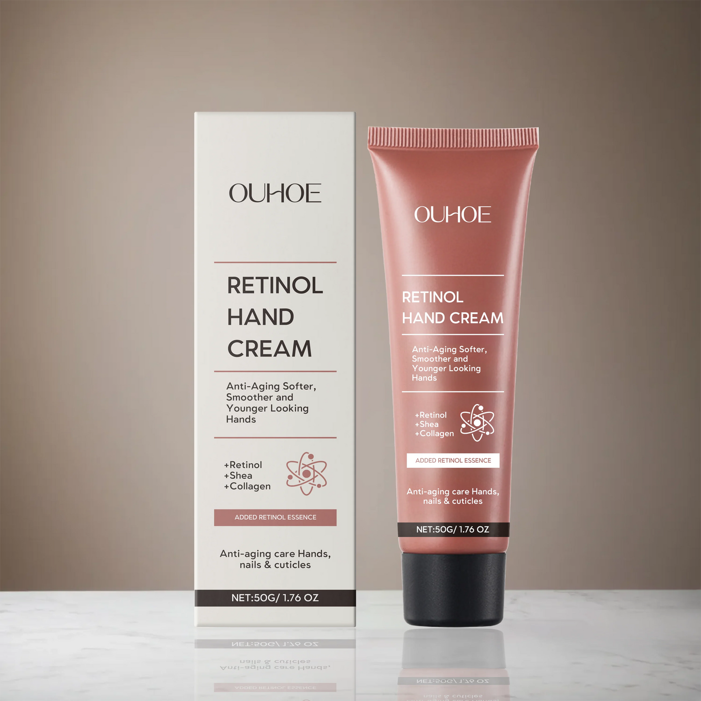 Firming Retinol Hand Lotion – Moisturizes & Repairs Dry, Cracked Hands, Non-Greasy