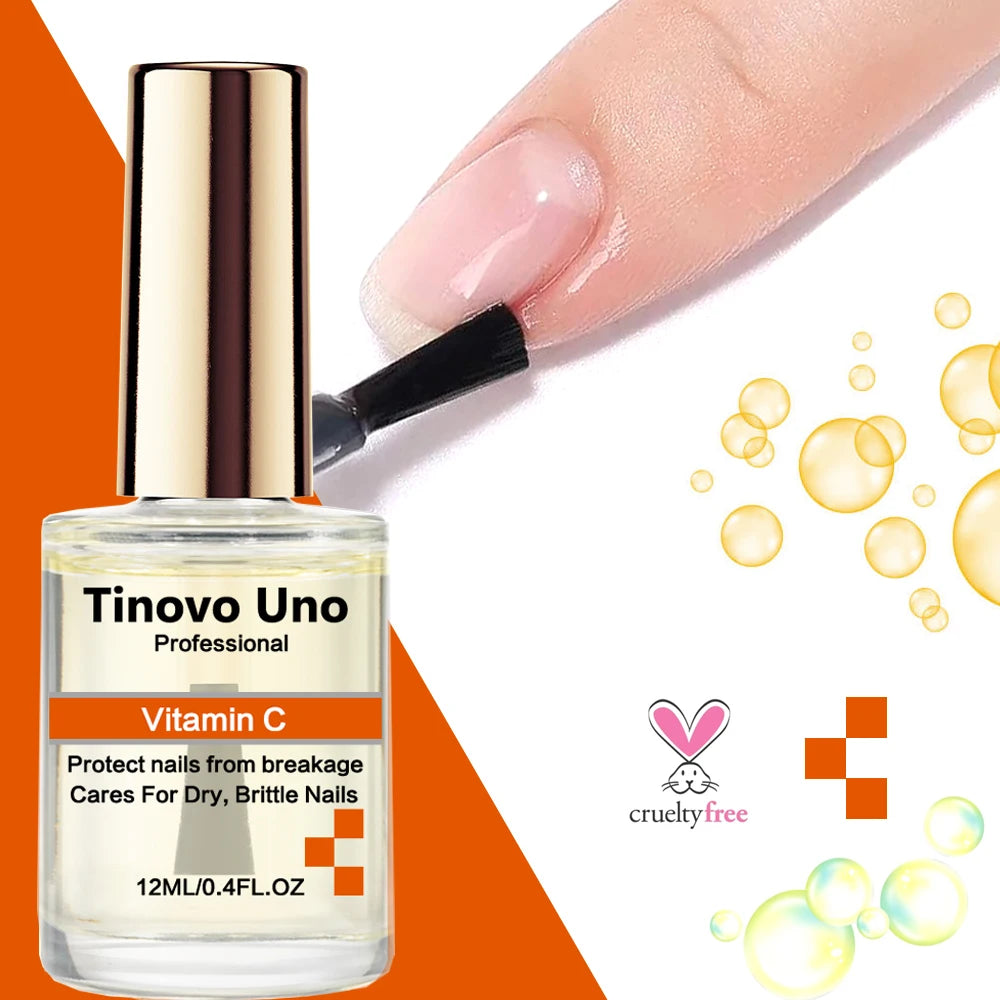 Keratin & Coconut Nail Oil by Tinovo Uno – Strengthen Nails, Cuticle Care & Growth