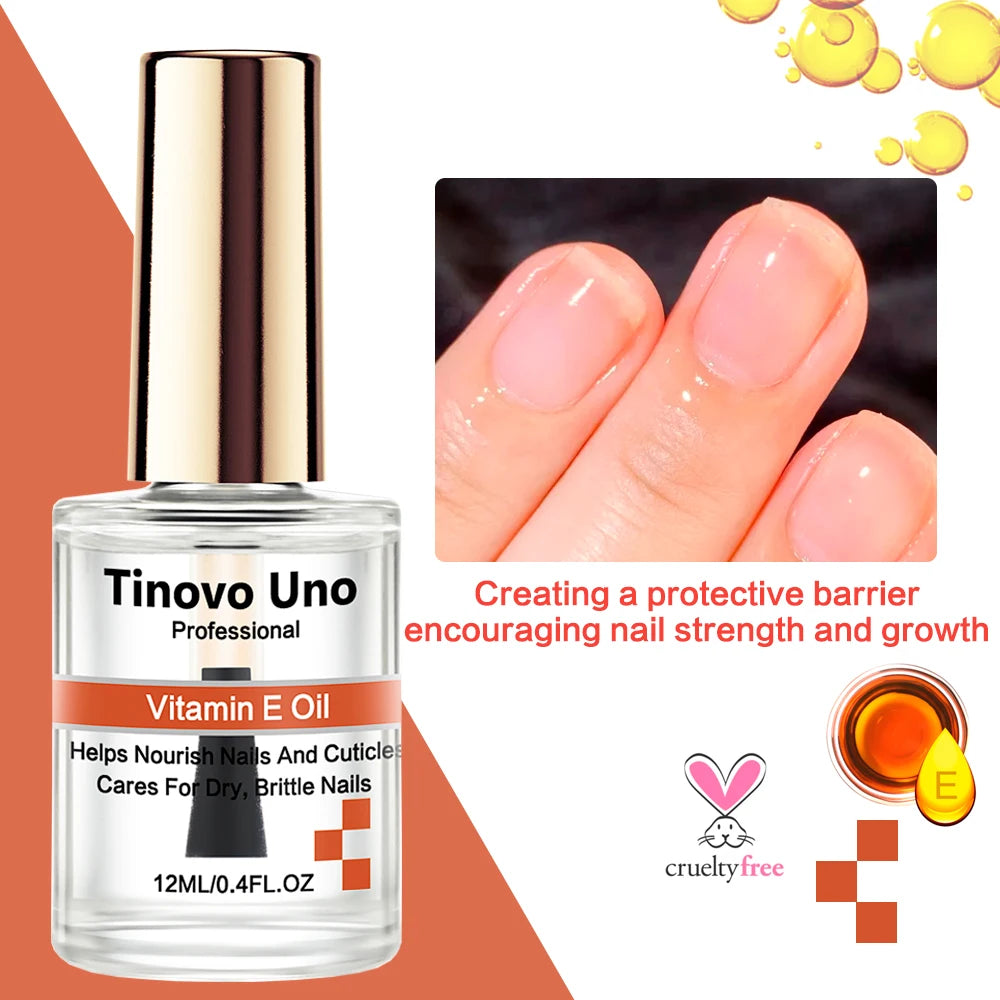Keratin & Coconut Nail Oil by Tinovo Uno – Strengthen Nails, Cuticle Care & Growth