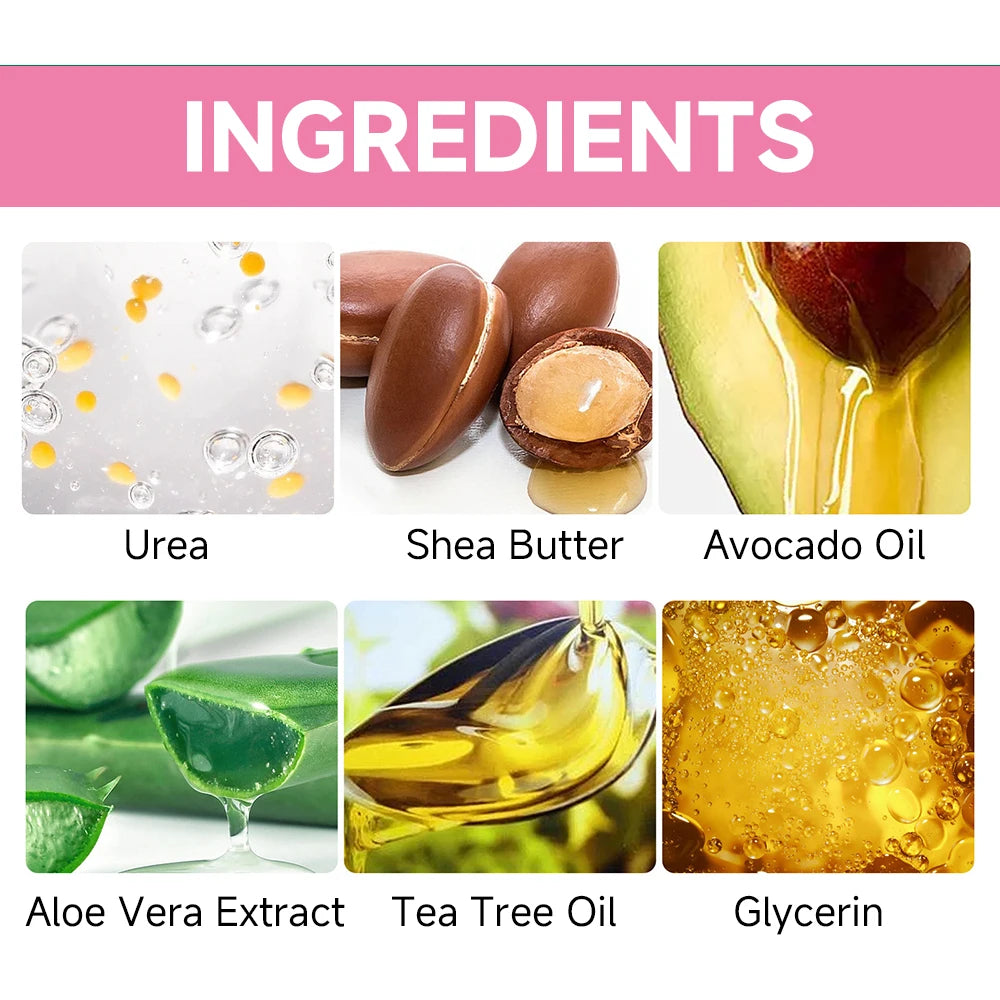 SUYARUN 60% Urea Foot Cream for Cracked Heels & Dry Skin - Intensive Moisturizing Treatment, Callus Remover, Diabetic Foot Care.