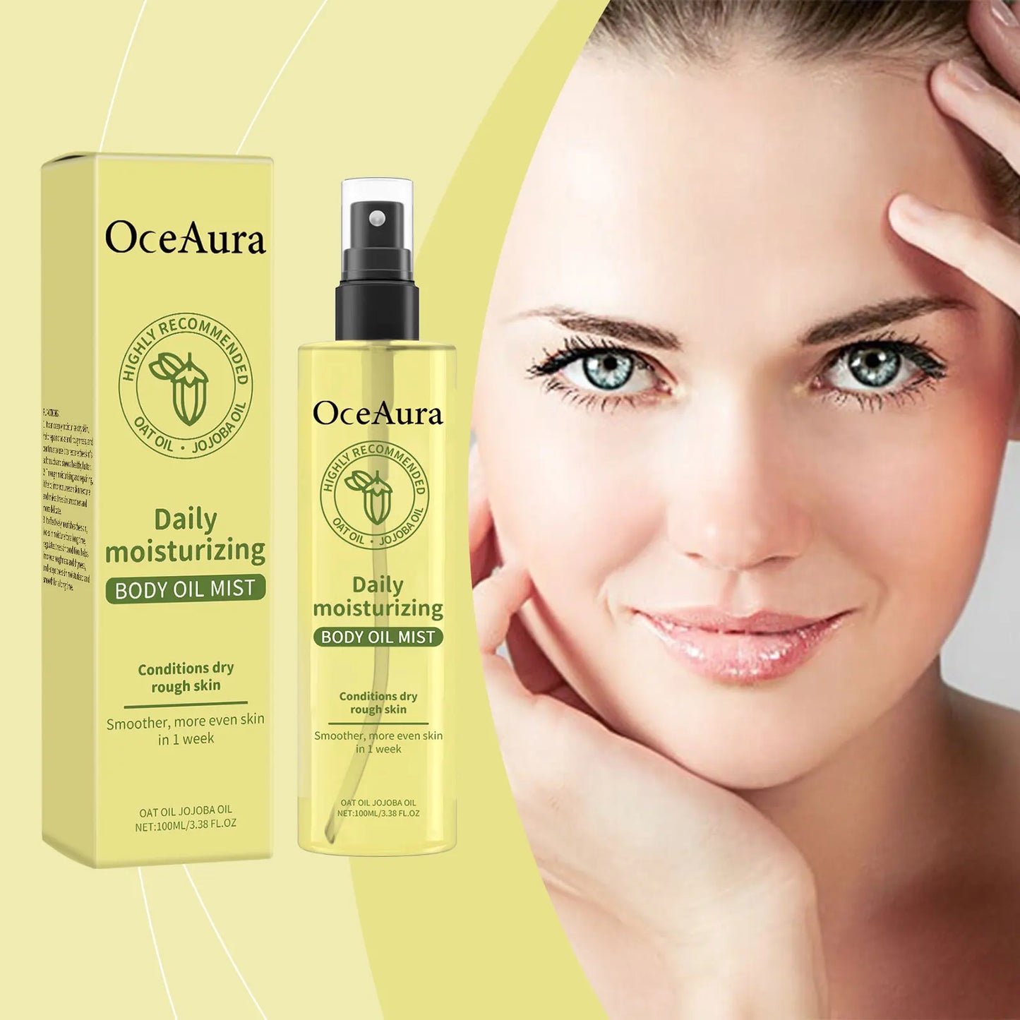 OceAura Vitamin E Body Oil – Daily Moisturizing, Hydrating Skin Care for Autumn & Winter