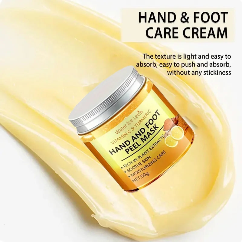 Hand Wax Mask with Vitamin C & Turmeric – Deep Cleansing & Skin Smoothing for Hands