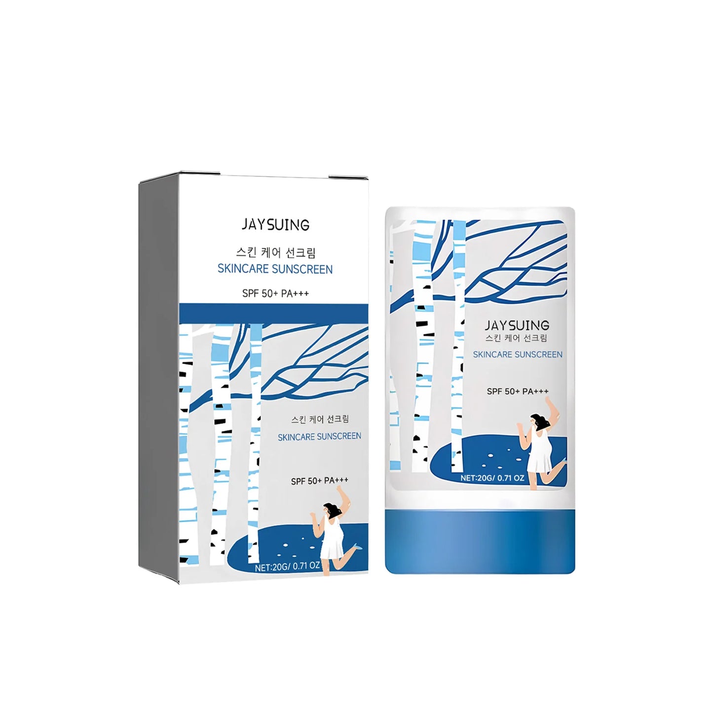 UV Sunscreen Stick Spf50 Lasting Waterproof Moisturize Layer Oil Control Repair Sunburn Antioxidant Skin Sun Protection Cream