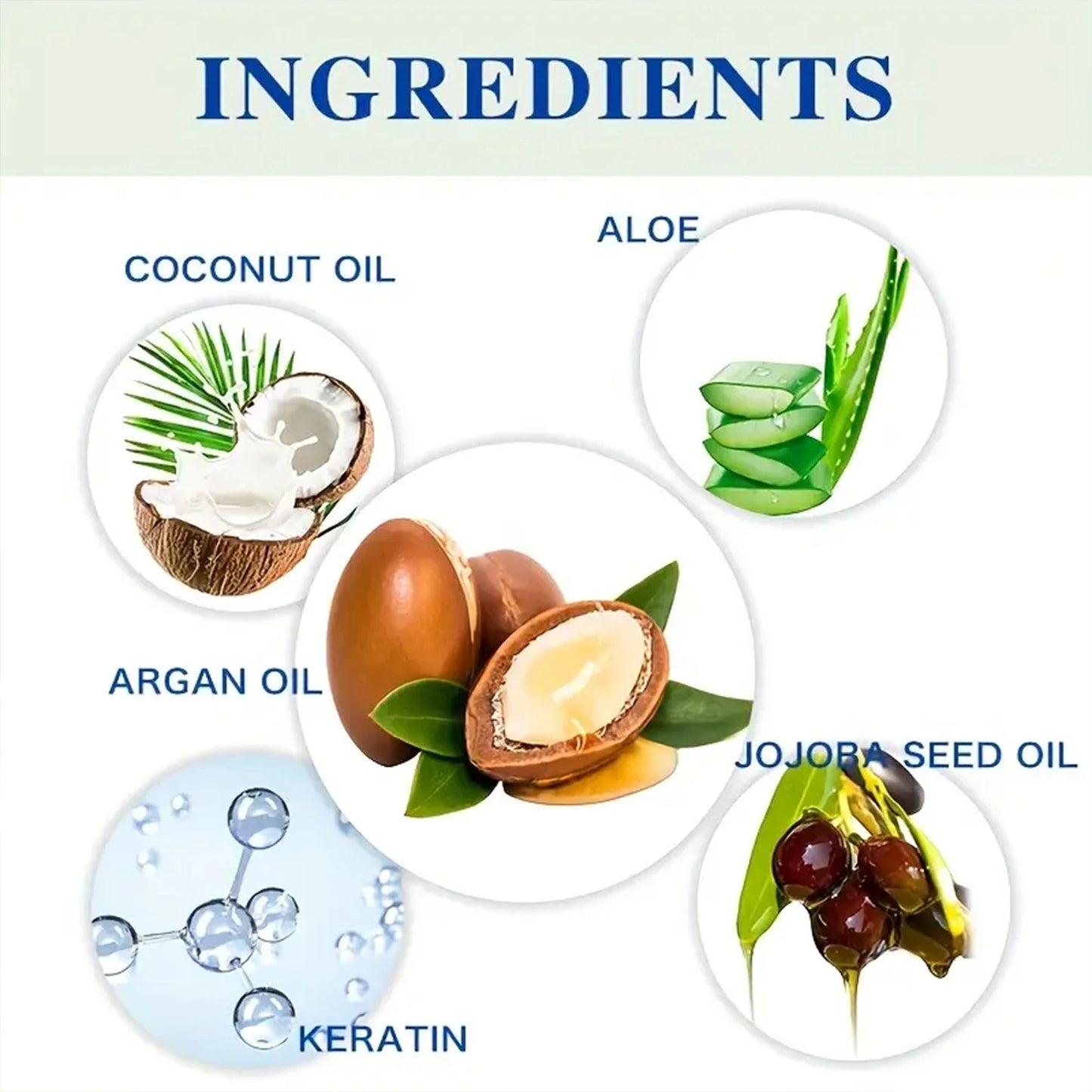 Keratin & Argan Oil Leave-In Conditioner – Deep Hydration for Curly, Color-Treated Hair