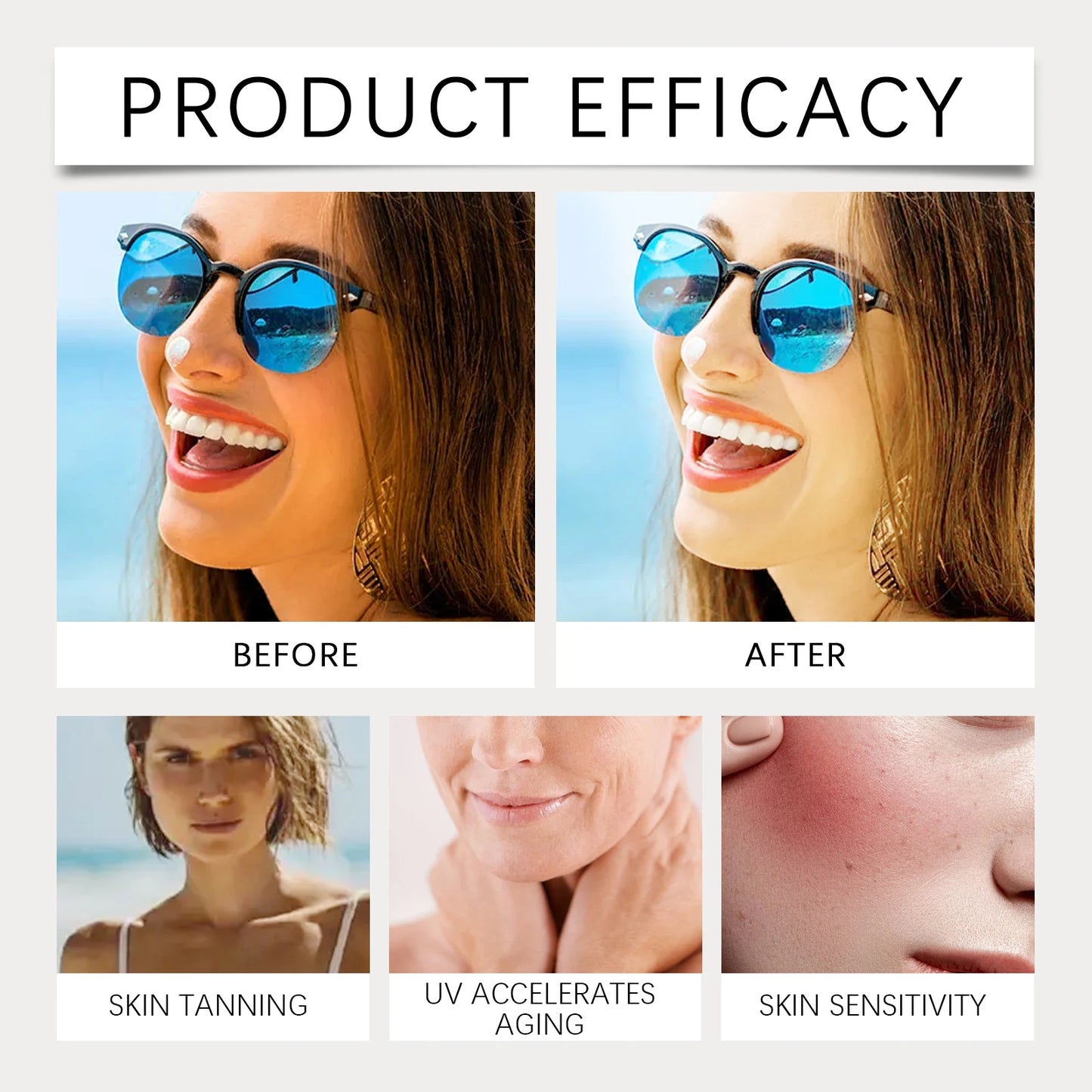 SPF 50+ Moisturizing Sunscreen Cream – Non-Greasy, Hydrating & UV Protection for Face