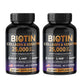 Biotin Collagen & Keratin 25000mcg – Hair Growth Support Vitamins, 60 Caps, USA Made