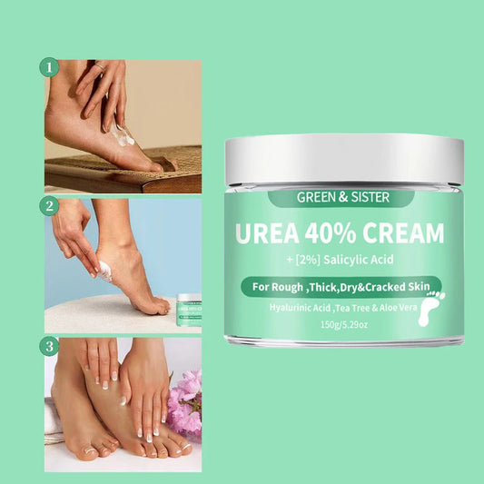 Heel Dead Skin Removal Cream 150g – 2% Salicylic Acid & 40% Urea for Rough Skin