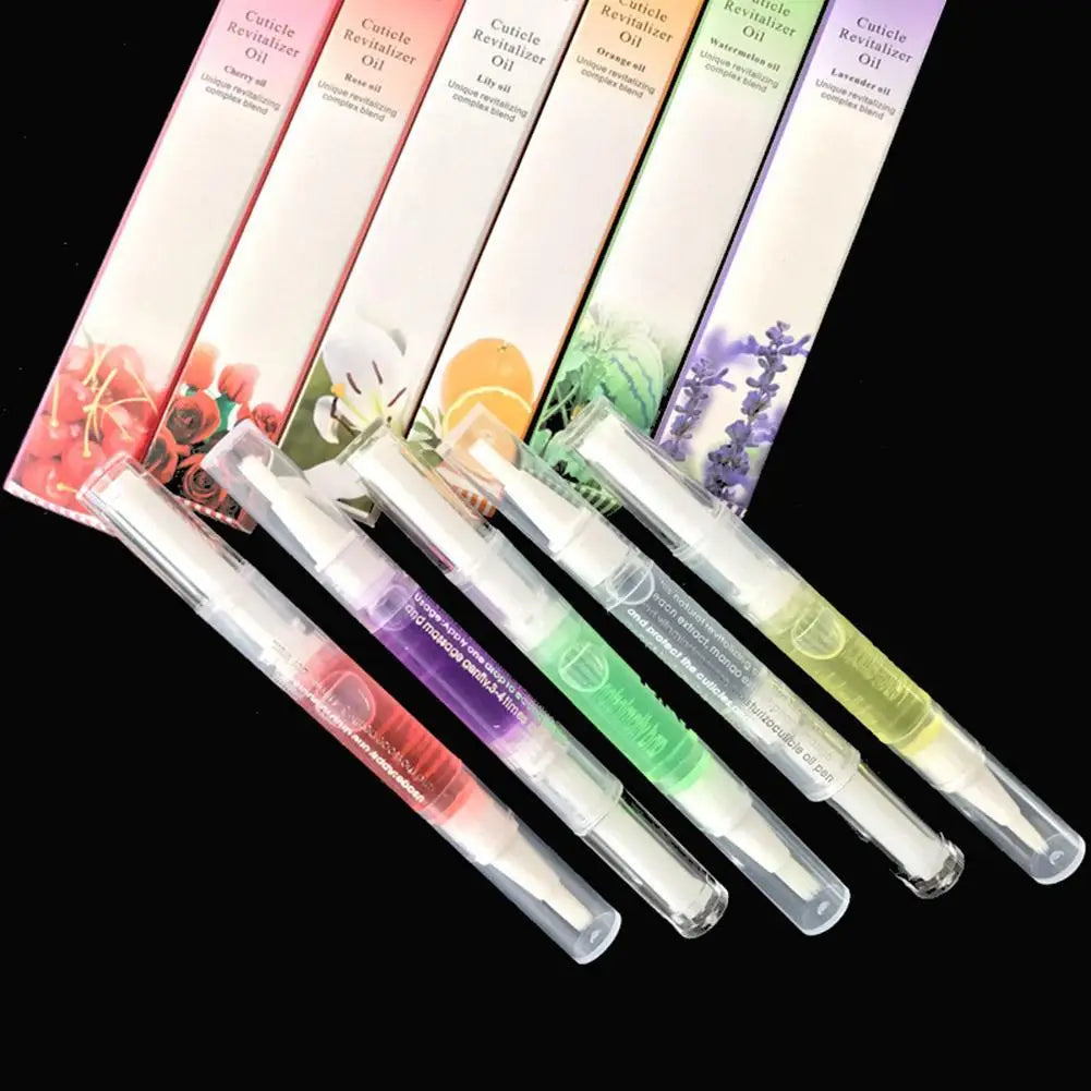 Nail Nutrition Oil Pen – 15 Fragrances, Cuticle Care & Soft Repair for Nail Growth