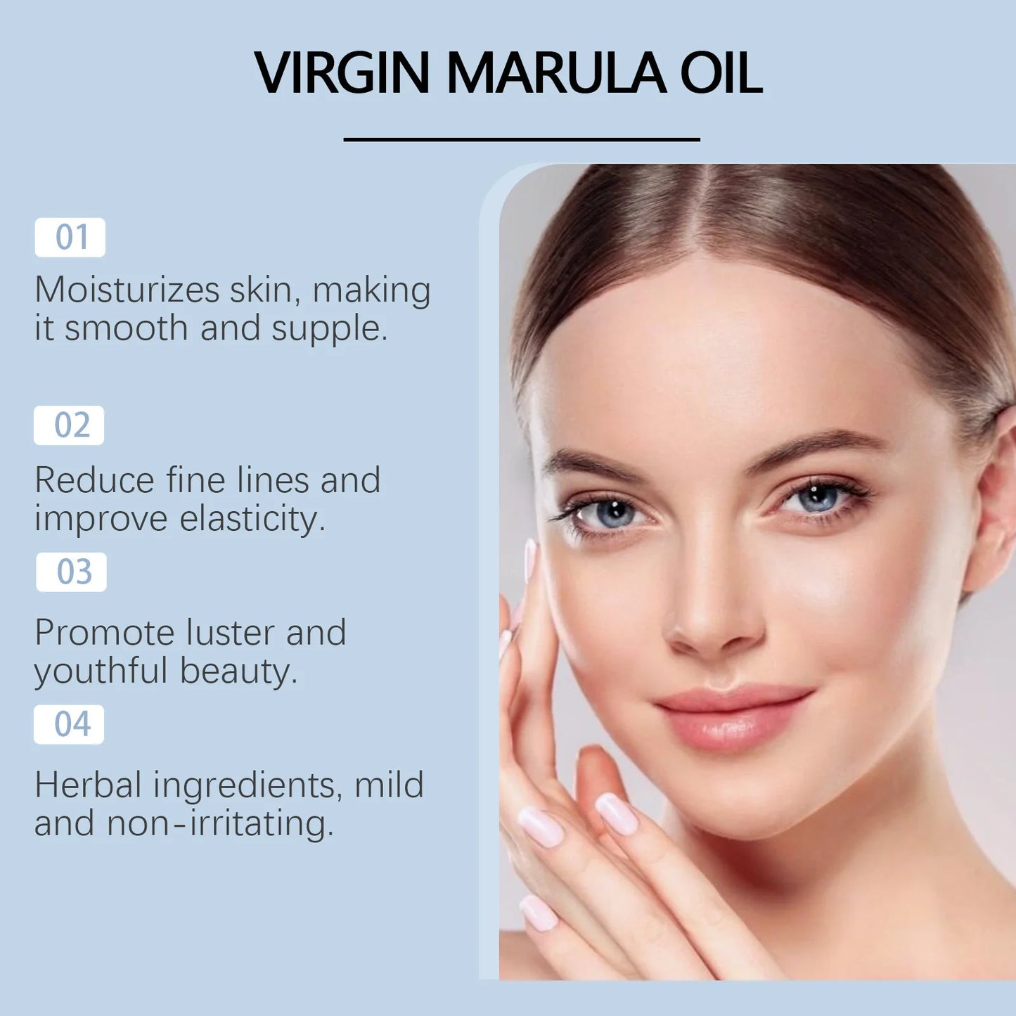 Marula Facial Oil – Anti-Aging, Pore Tightening, Repair & Skin Brightening Moisturizer